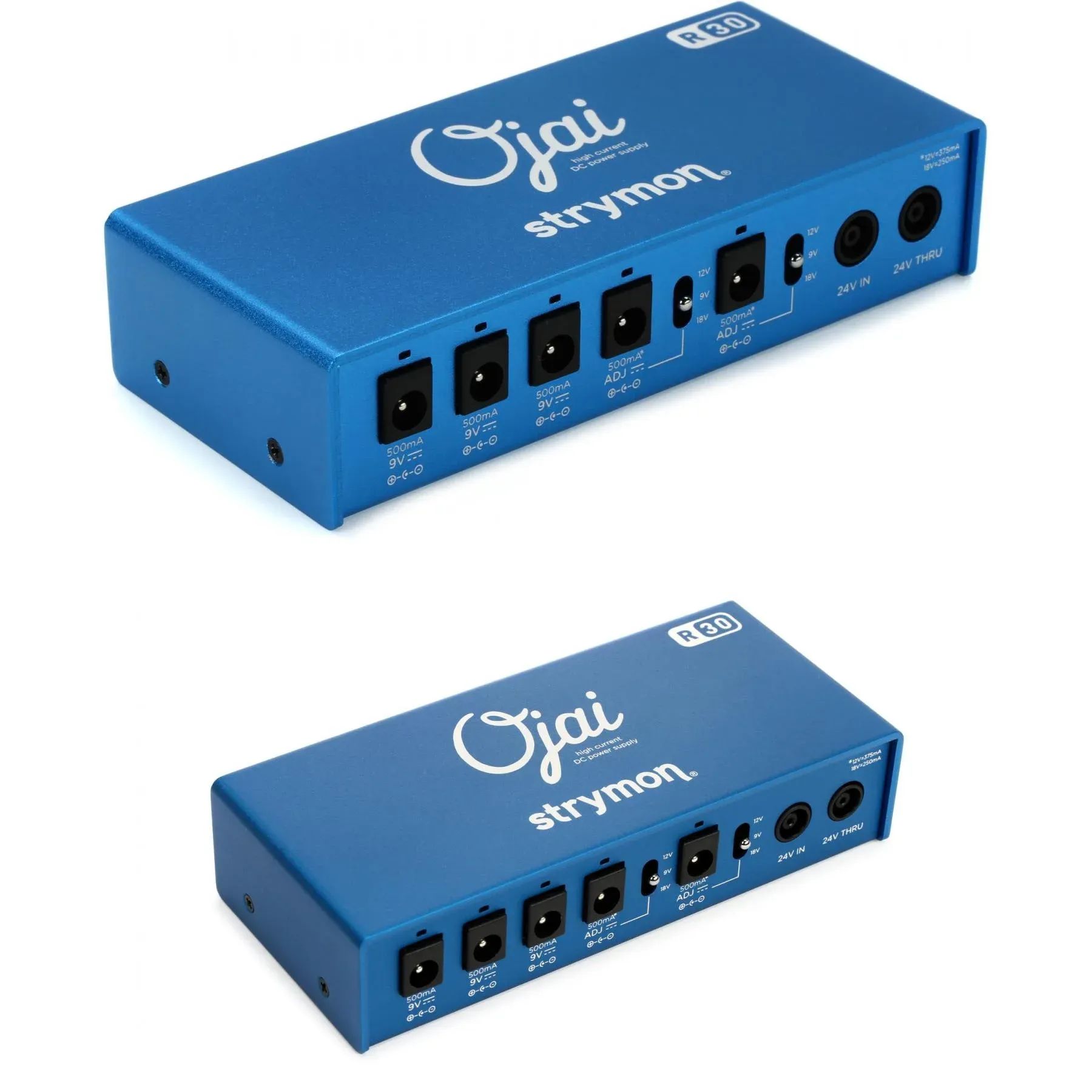 

Strymon Ojai R30 5-выходной сильноточный низкопрофильный источник питания для гитарной педали с комплектом расширения