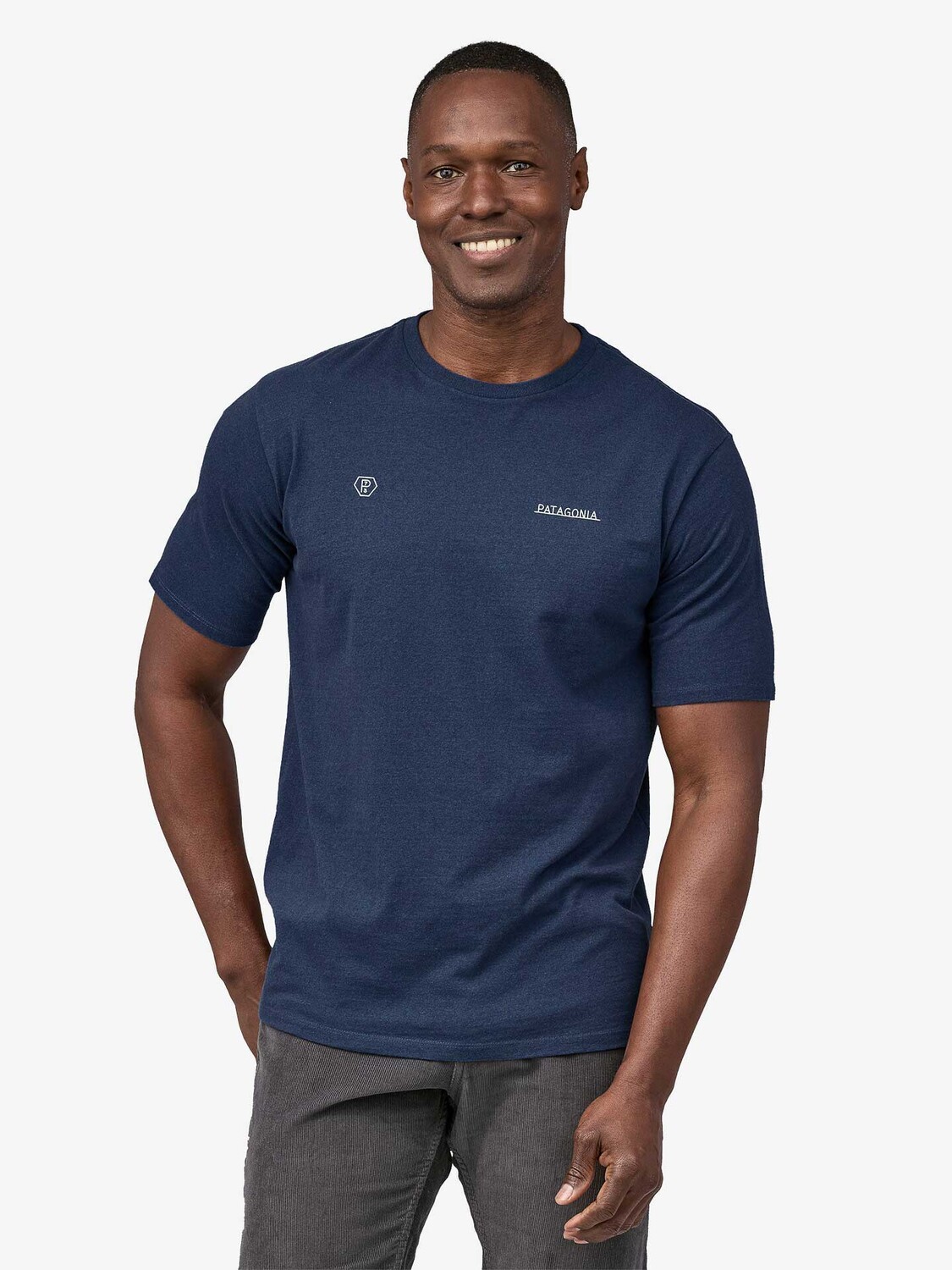 

Футболка Patagonia M's Forge Mark Responsibili-Tee, синий