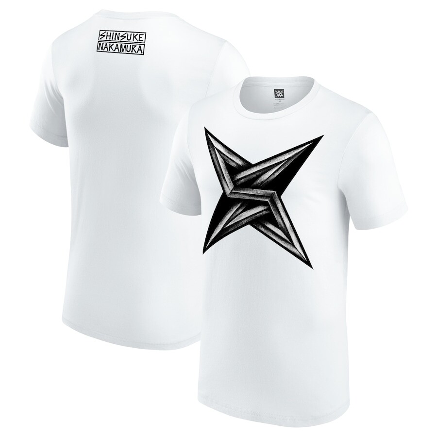 

Футболка с коротким рукавом WWE Authentic Shinsuke Nakamura, белый