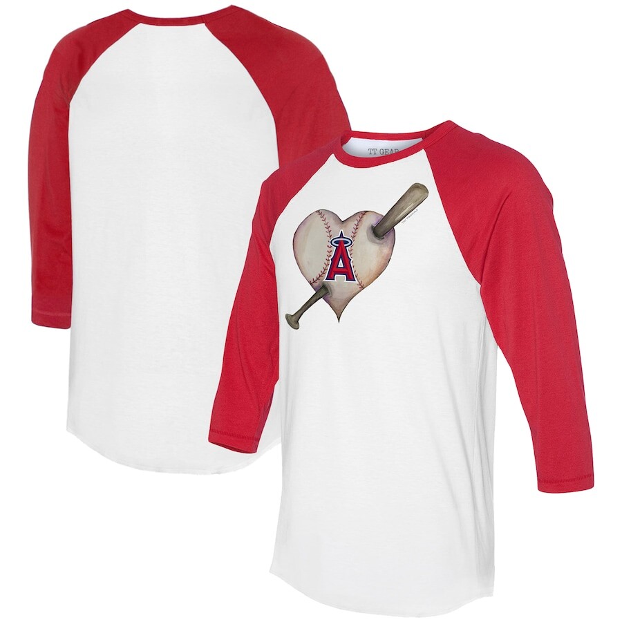 

Футболка с длинным рукавом Tiny Turnip Los Angeles Angels, белый