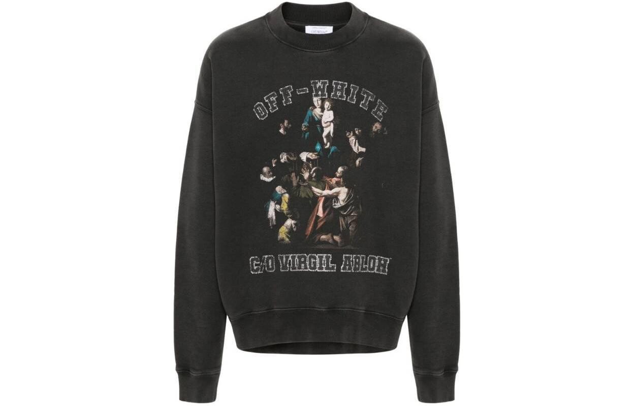 

OFF-WHITE Мужская толстовка, цвет Black