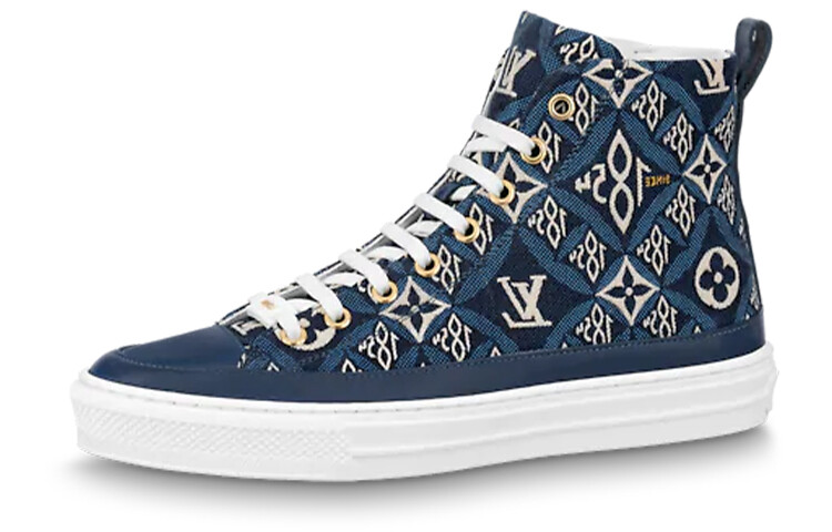 

Высокие кеды Louis Vuitton Wmns Stellar синие