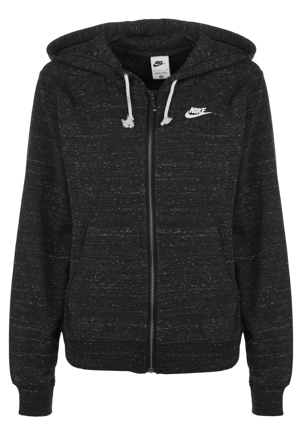 

Толстовка на молнии Nike, черно-белый, Черный