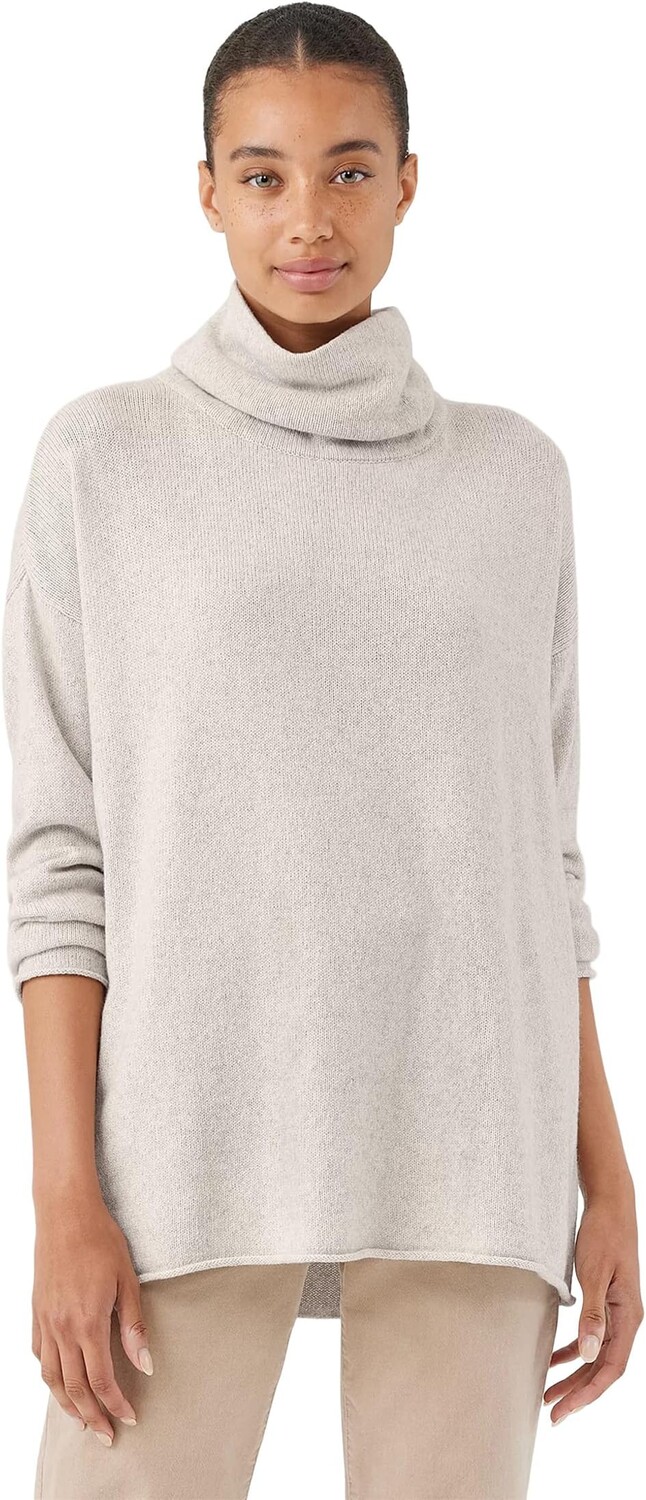 

Свитер Turtleneck Tunic Eileen Fisher, цвет Sea Salt
