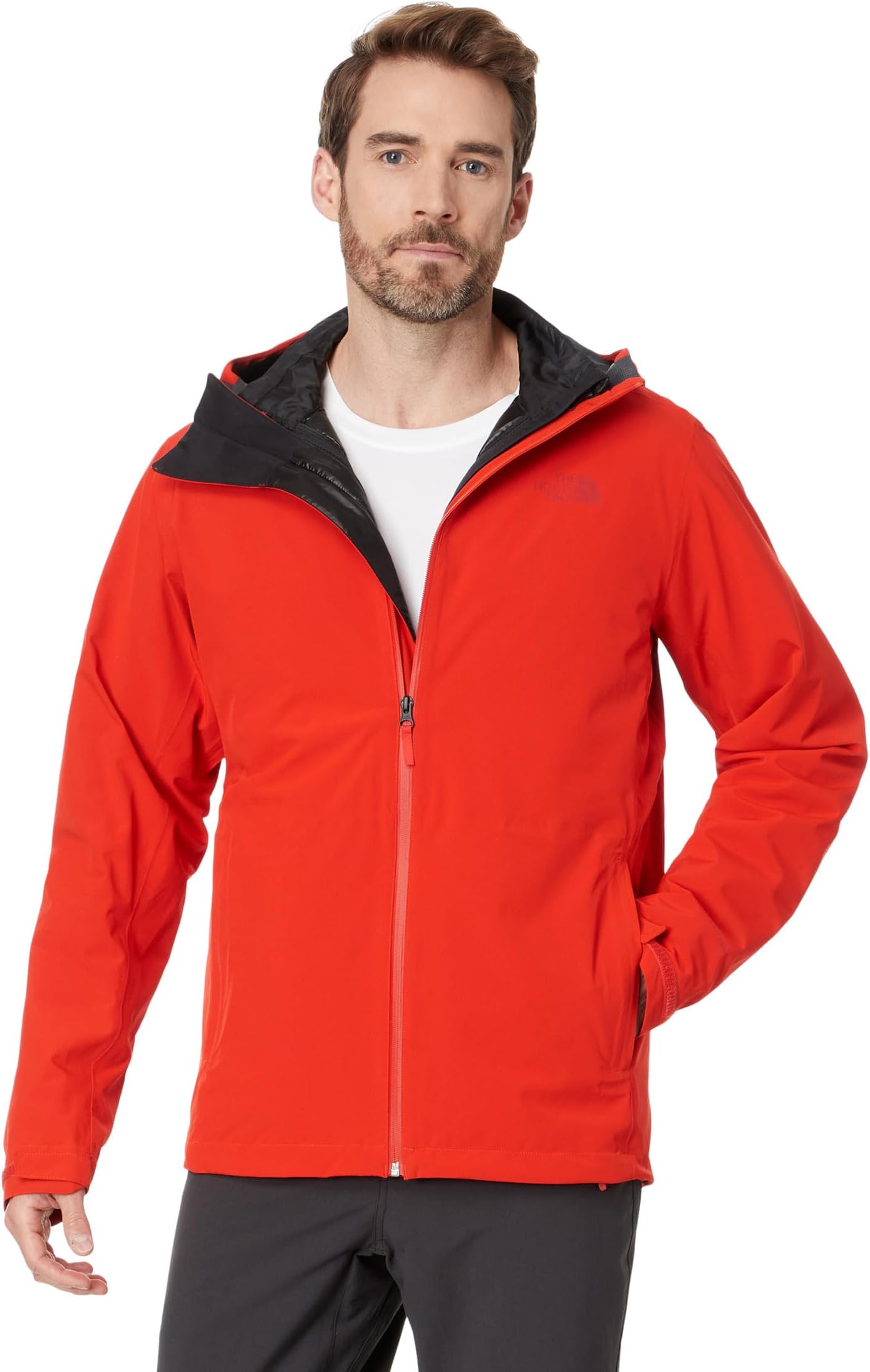 

Куртка ThermoBall Eco Triclimate The North Face, цвет Fiery Red/TNF Black