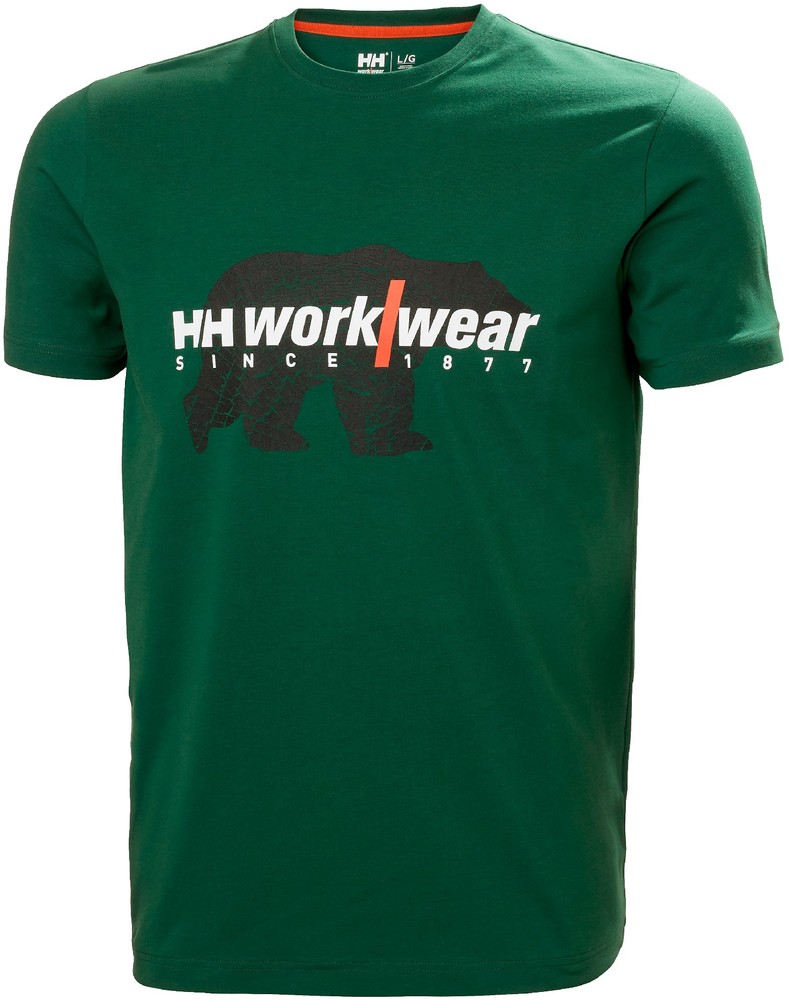 Футболка Helly Hansen Logo, зеленый футболка helly hansen logo серый