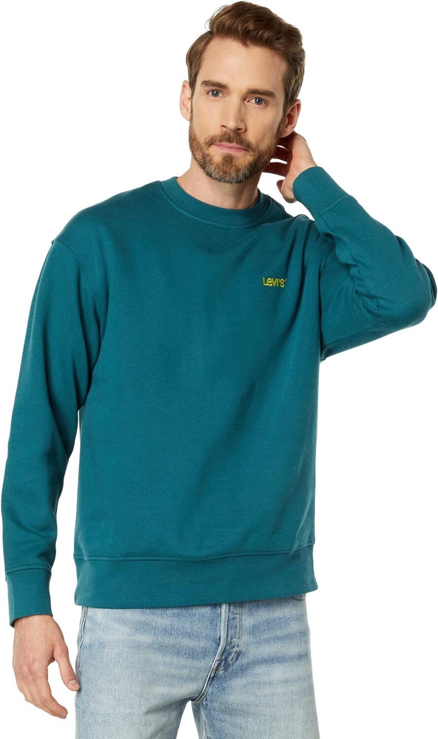 

Толстовка Seasonal Crew Levi's, цвет Atlantic Deep