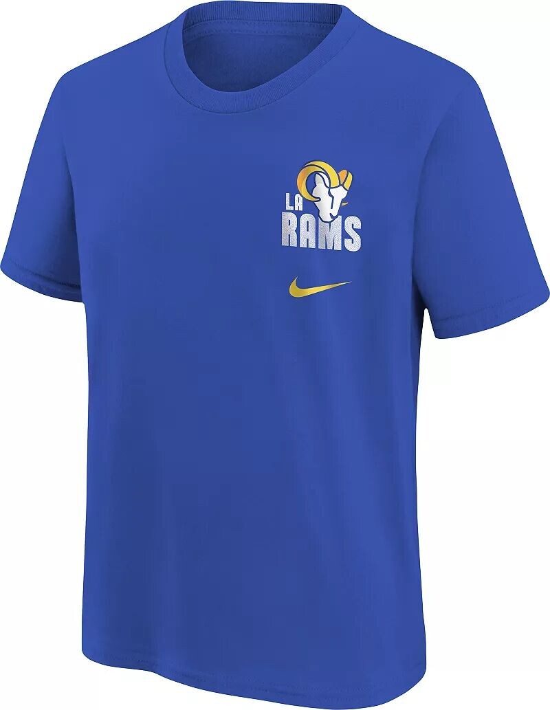 

Футболка Nike Youth Los Angeles Rams Back с надписью Royal