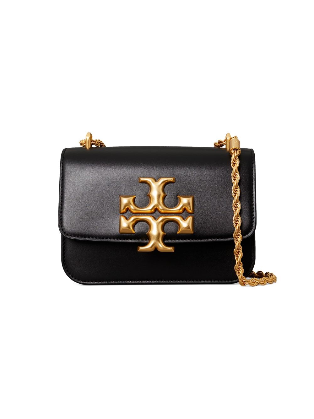 

Маленькая кожаная сумка через плечо Eleanor Tory Burch, черный