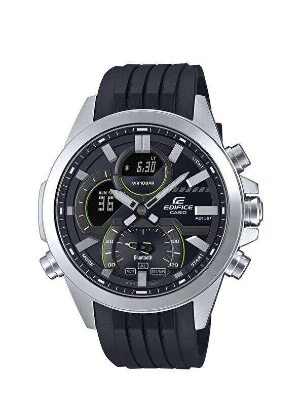 

Ecb-30P-1Adf стальные серые мужские наручные часы Casio, мультиколор