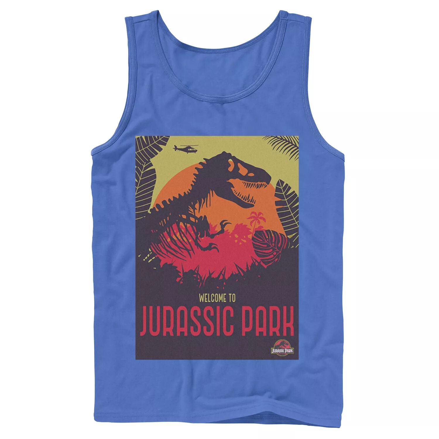 

Мужская майка Jurassic Park Welcome T-Rex Sunset Licensed Character