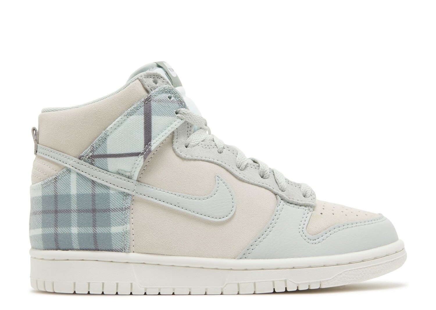 

Кроссовки Nike Dunk High Se Gs 'Mint Plaid', зеленый