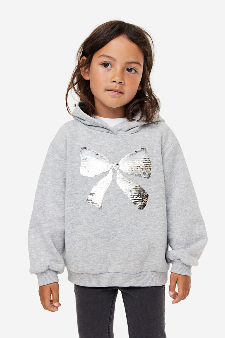 

Толстовка с принтом H&M, серый