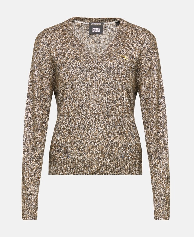 

Джемпер с длинными рукавами Scotch & Soda, коричневый