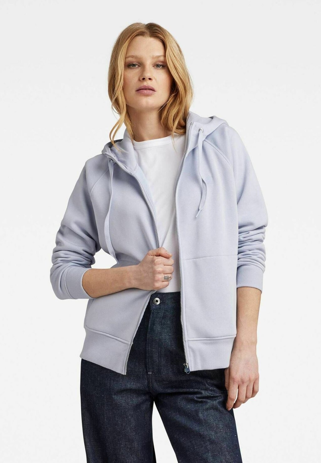 

Толстовка на молнии PREMIUM CORE 2 1 THRU HOODIE G-Star, синий