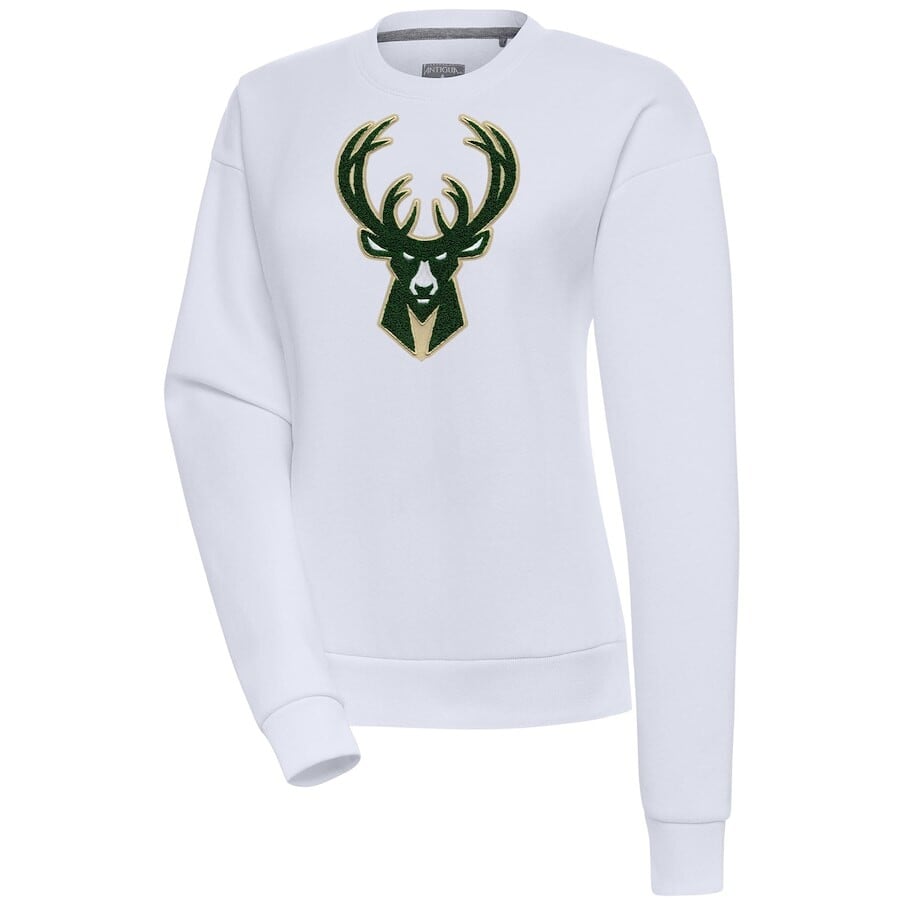 

Толстовка Antigua Milwaukee Bucks, белый