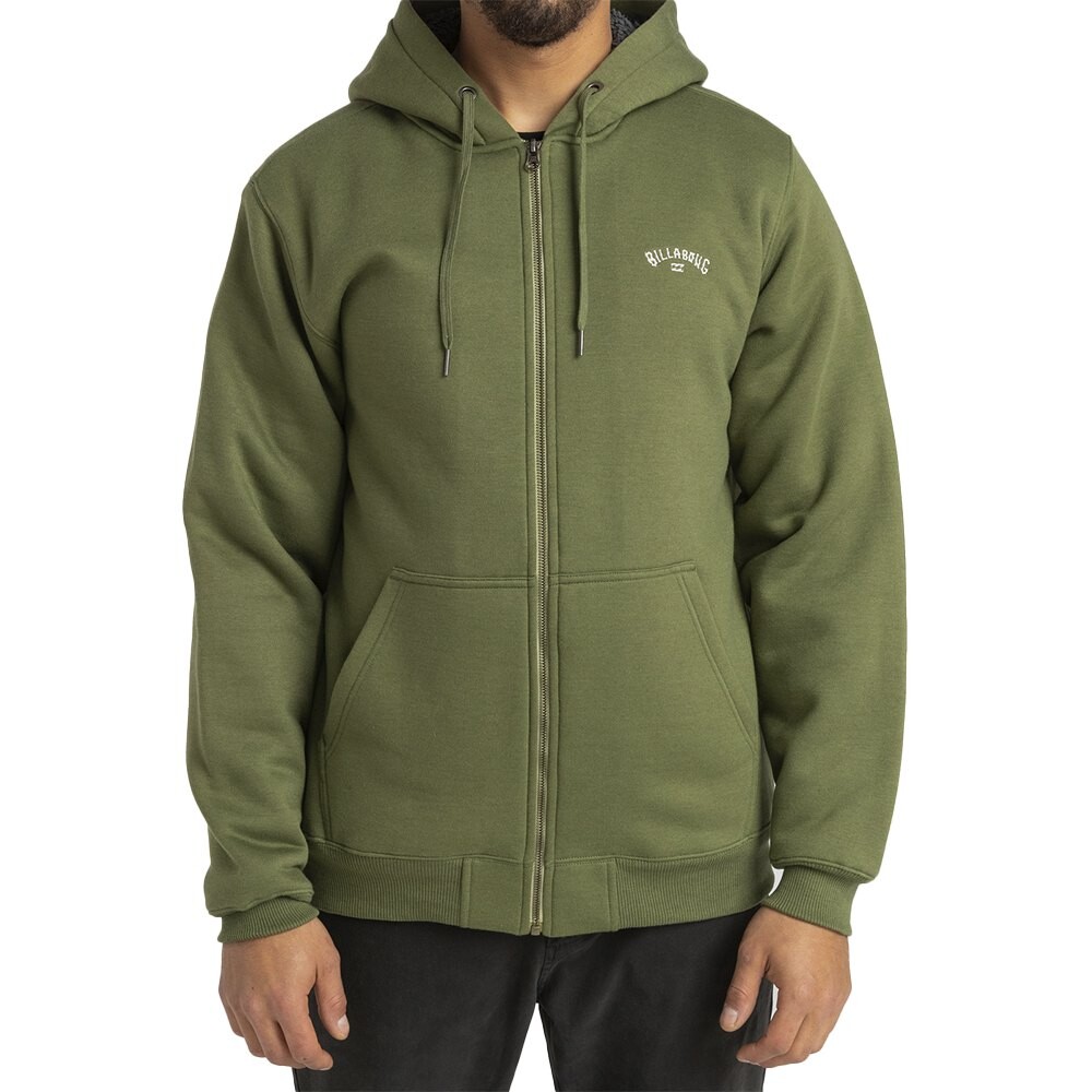 

Толстовка Billabong Arch Sherpa Full Zip, зеленый