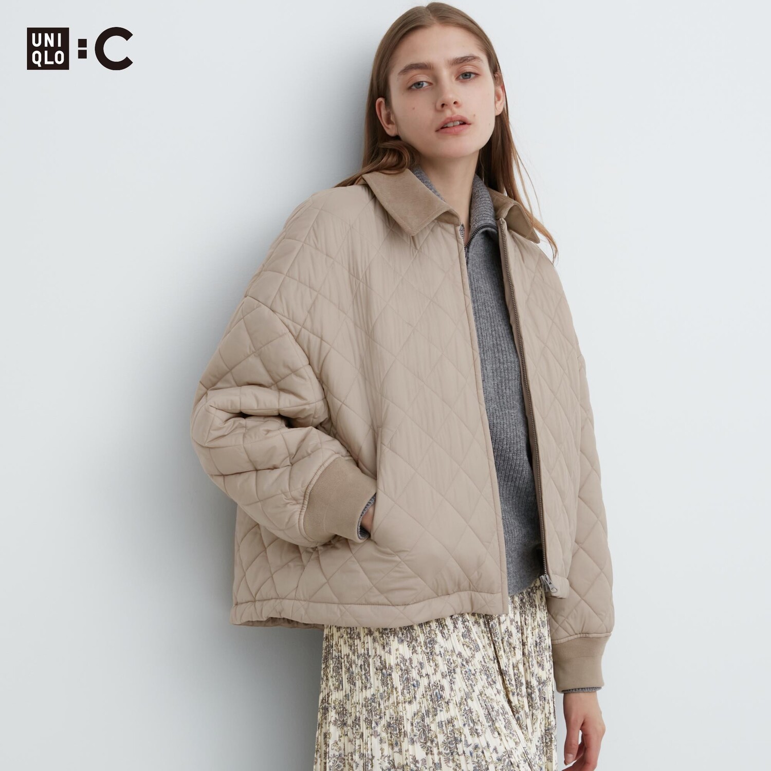 

Куртка Pufftech Uniqlo, бежевый