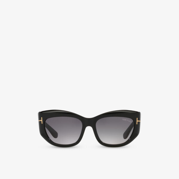 

Tr001702 солнцезащитные очки brianna из ацетата кошачьего глаза Tom Ford, черный