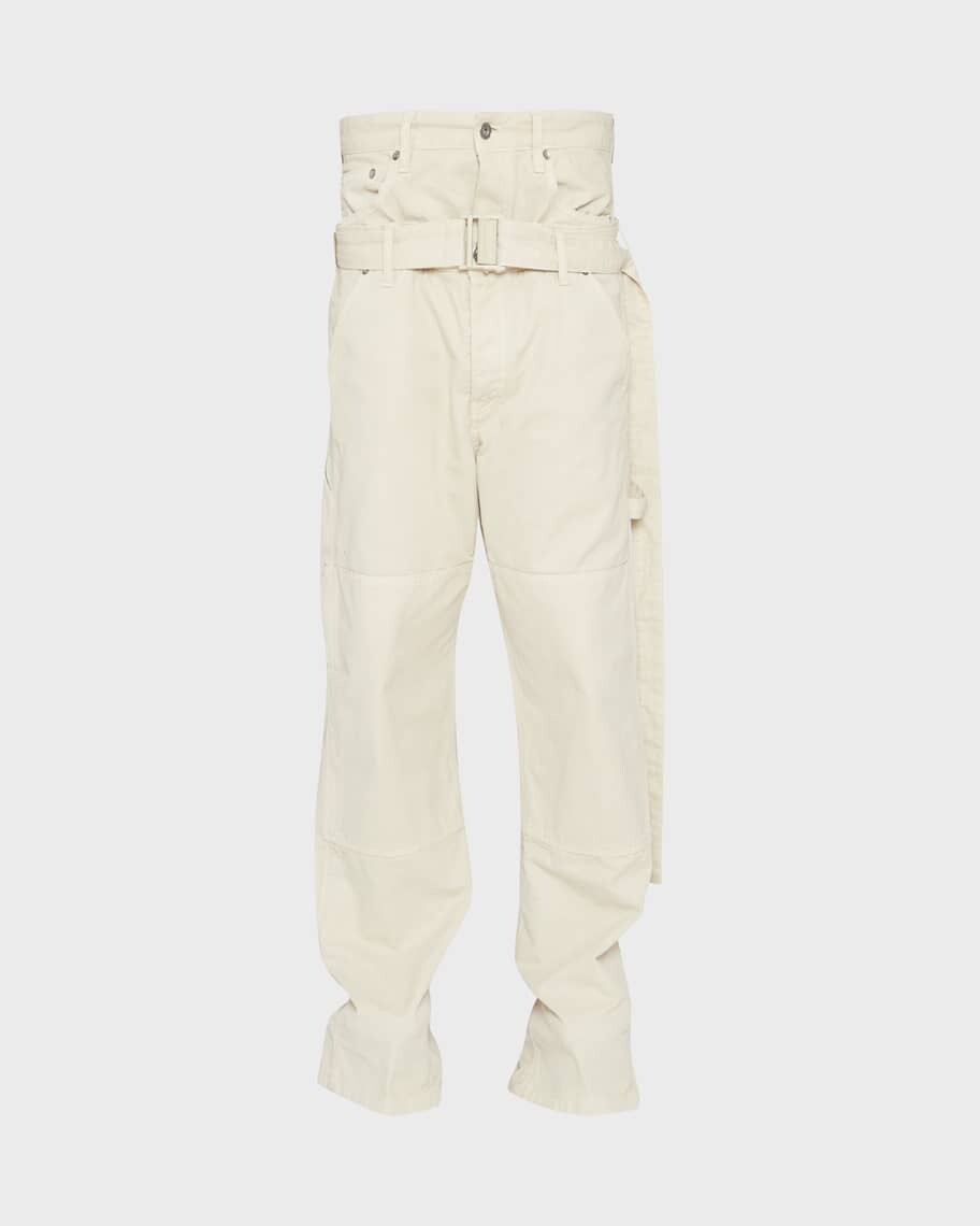 

Мужские парусиновые брюки Wave с двойной талией Off-White, Серый