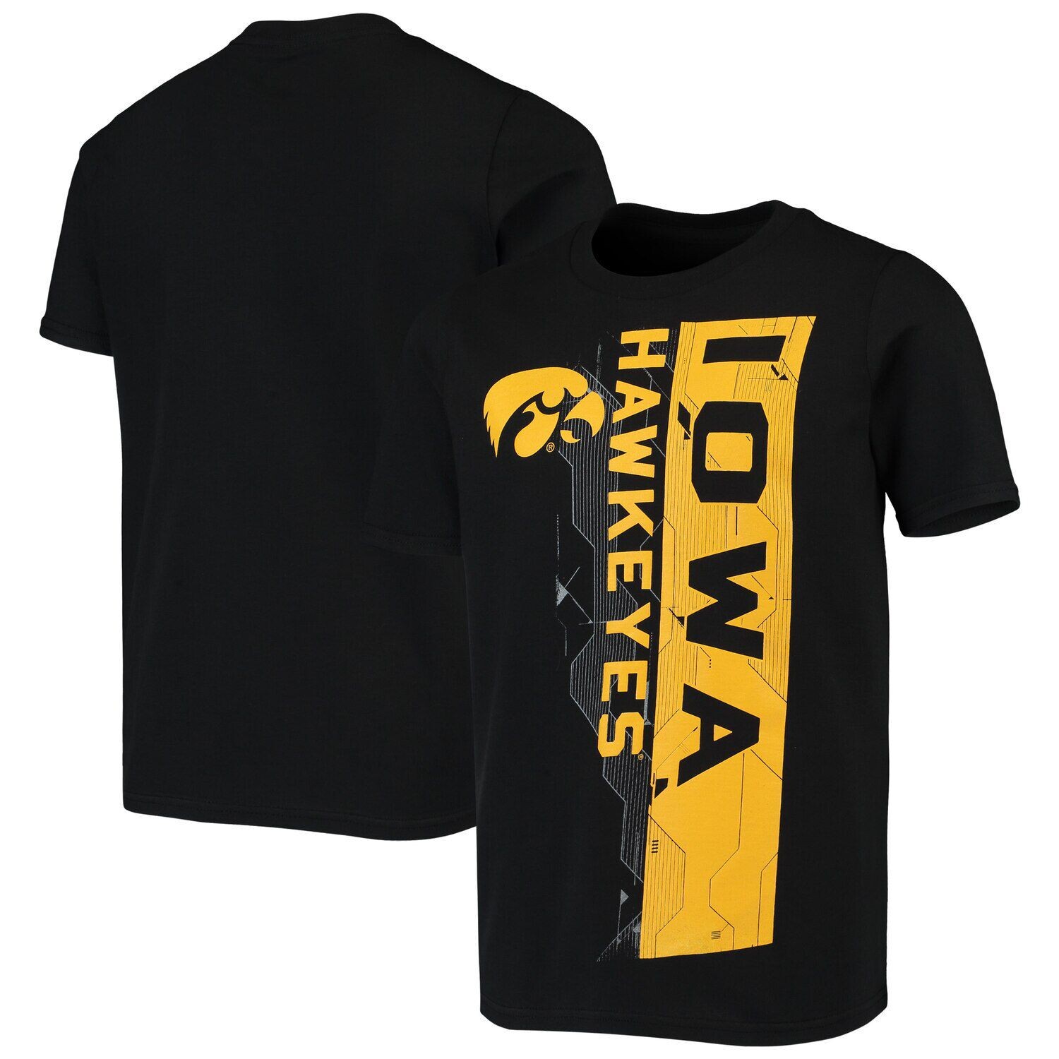 

Молодежная черная футболка Iowa Hawkeyes Challenger Outerstuff