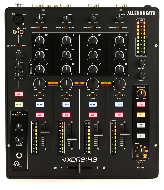 

Микшер Allen & Heath XONE:43 4+1 Channel DJ Scratch Mixer