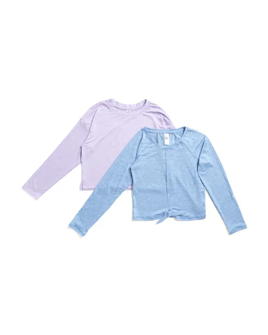 

Топы с длинными рукавами из 2 частей Big Girl 90 Degree By Reflex, цвет Lilac Multi