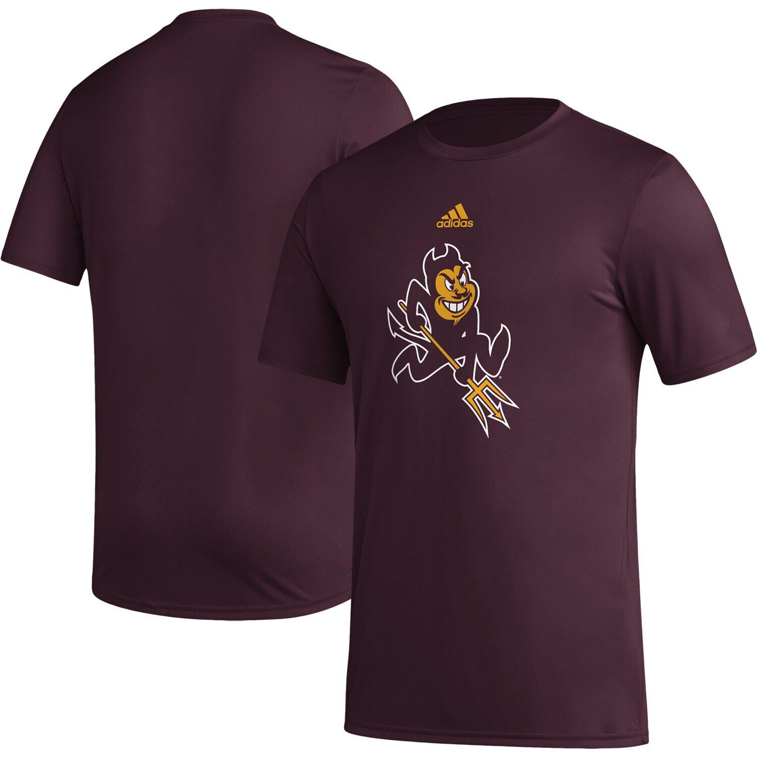 

Мужская футболка adidas Maroon Arizona State Sun Devils Basics Secondary Pre-Game AEROREADY