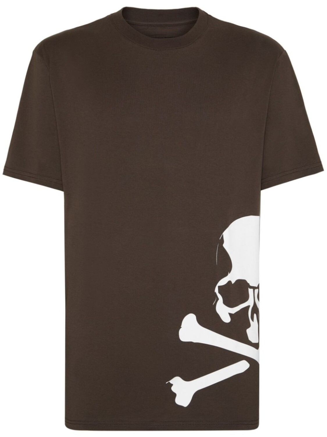 

Philipp Plein футболка Skull & Bones, коричневый