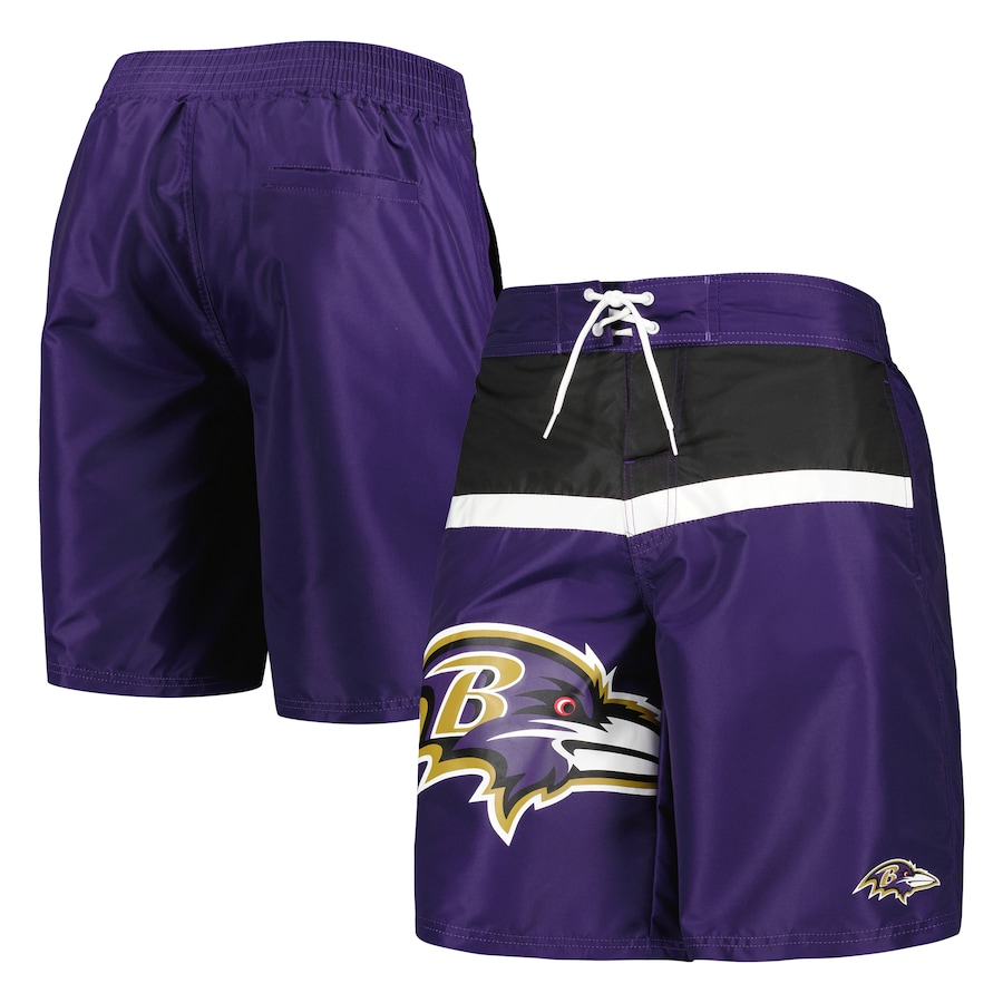 

Пляжные шорты G-III Sports by Carl Banks Baltimore Ravens, фиолетовый