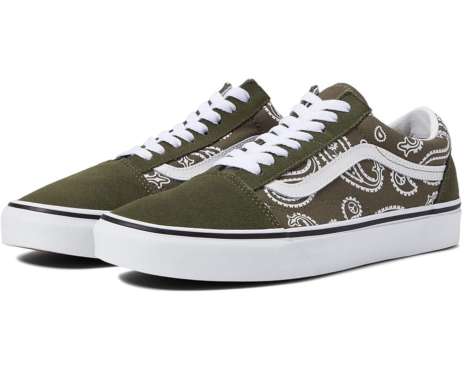 Кроссовки Vans Old Skool, цвет Grape Leaf/True White