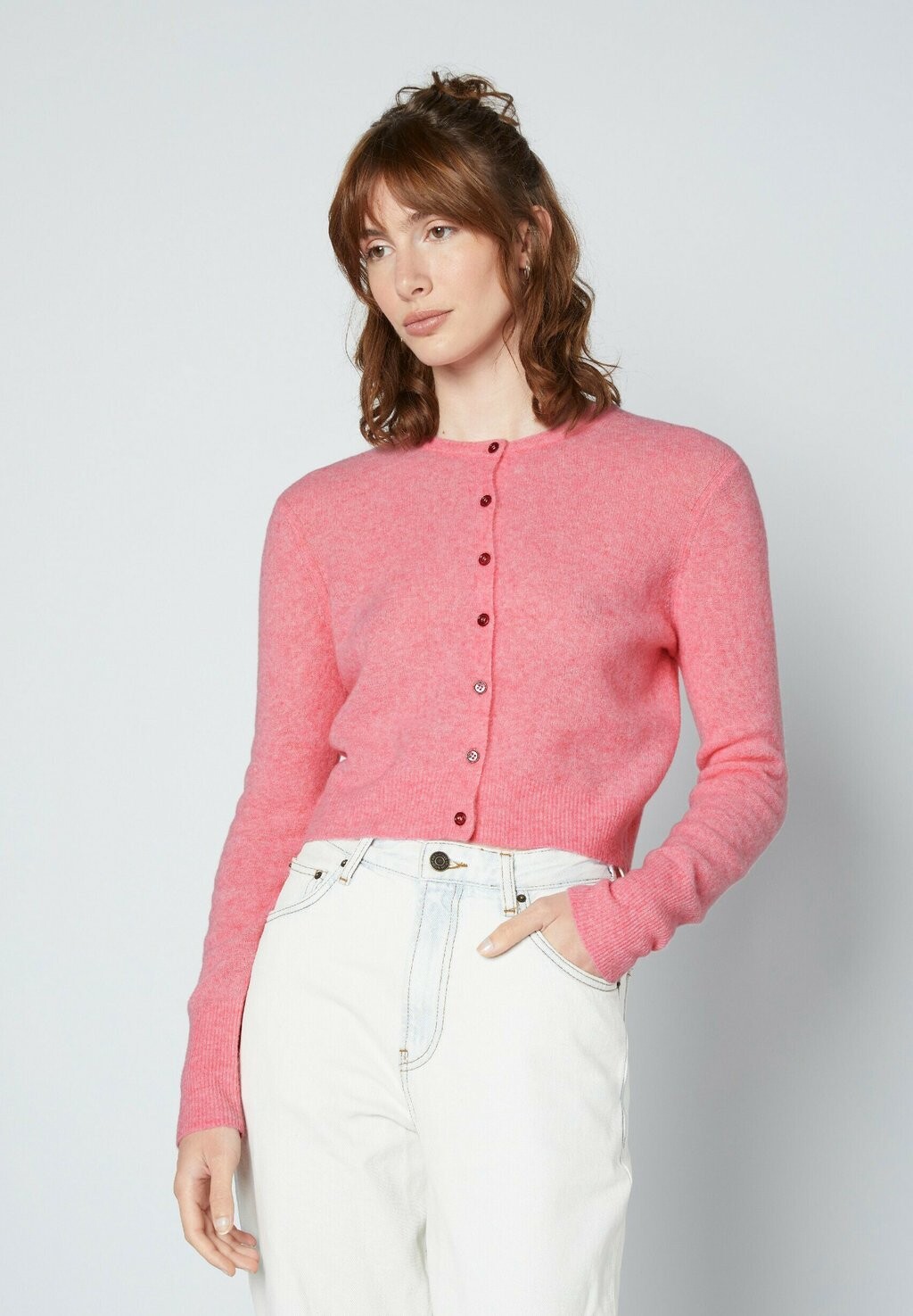 

Кардиган American Vintage РАЗПАРК, цвет rose bonbon chine