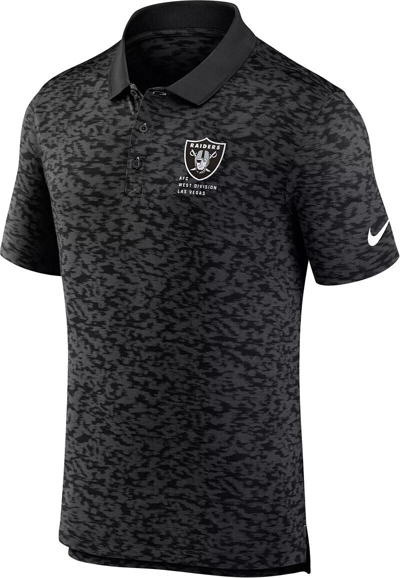 

Мужская черная футболка-поло Nike Las Vegas Raiders Fashion