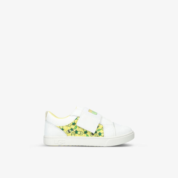 

Кожаные кроссовки Rennon с низким берцем и ананасами, 2–7 лет Ugg, желтый