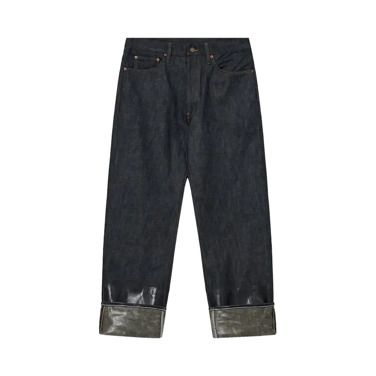 

Джинсы Maison Margiela Lacquered Turn-Up 'Indigo', синий