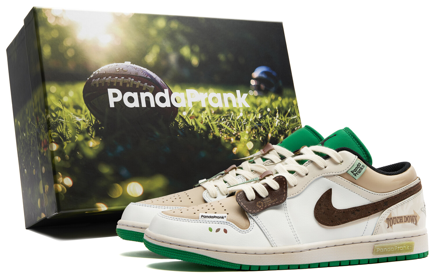 

Баскетбольные кроссовки Air 1 Vintage Men Low-Top White/Brown/Green Jordan