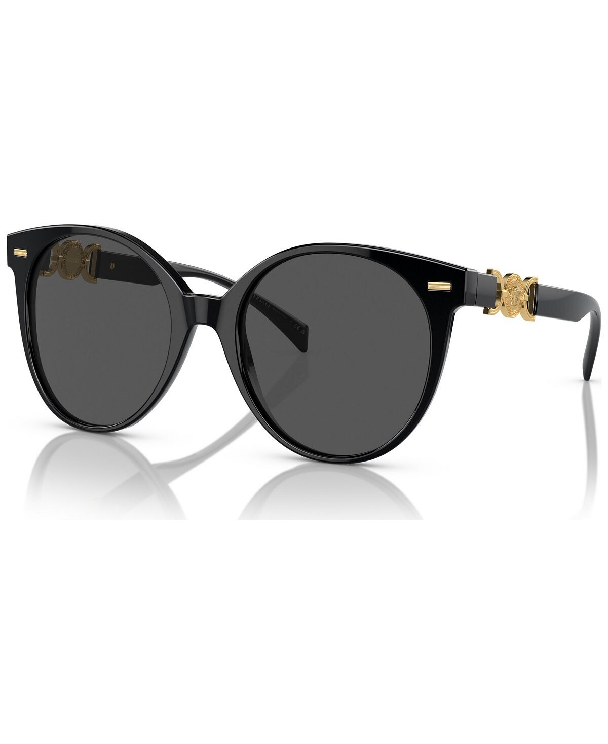 

Женские солнцезащитные очки с низкой перемычкой, VE4442F Versace, черный