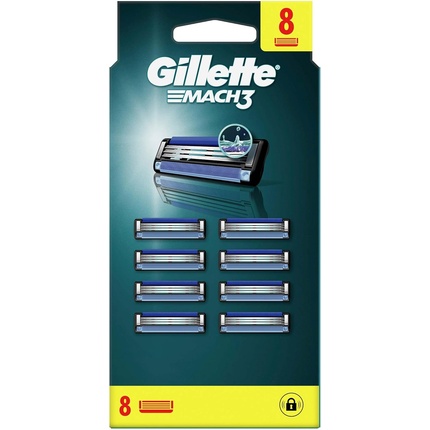 Лезвия для мужской бритвы Gillette Mach3, 8 шт.