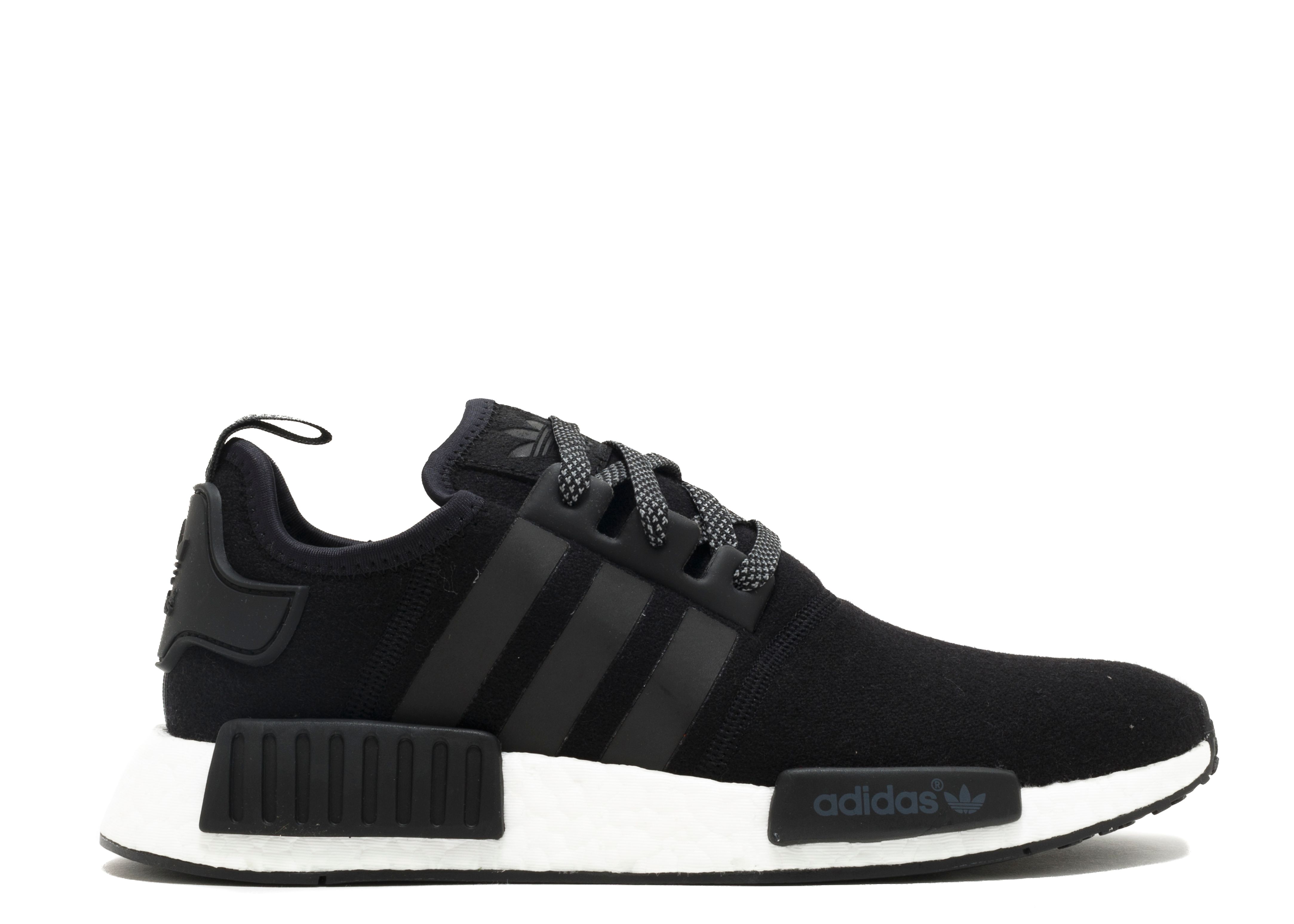 Кроссовки adidas Nmd_R1 'Black Wool', черный