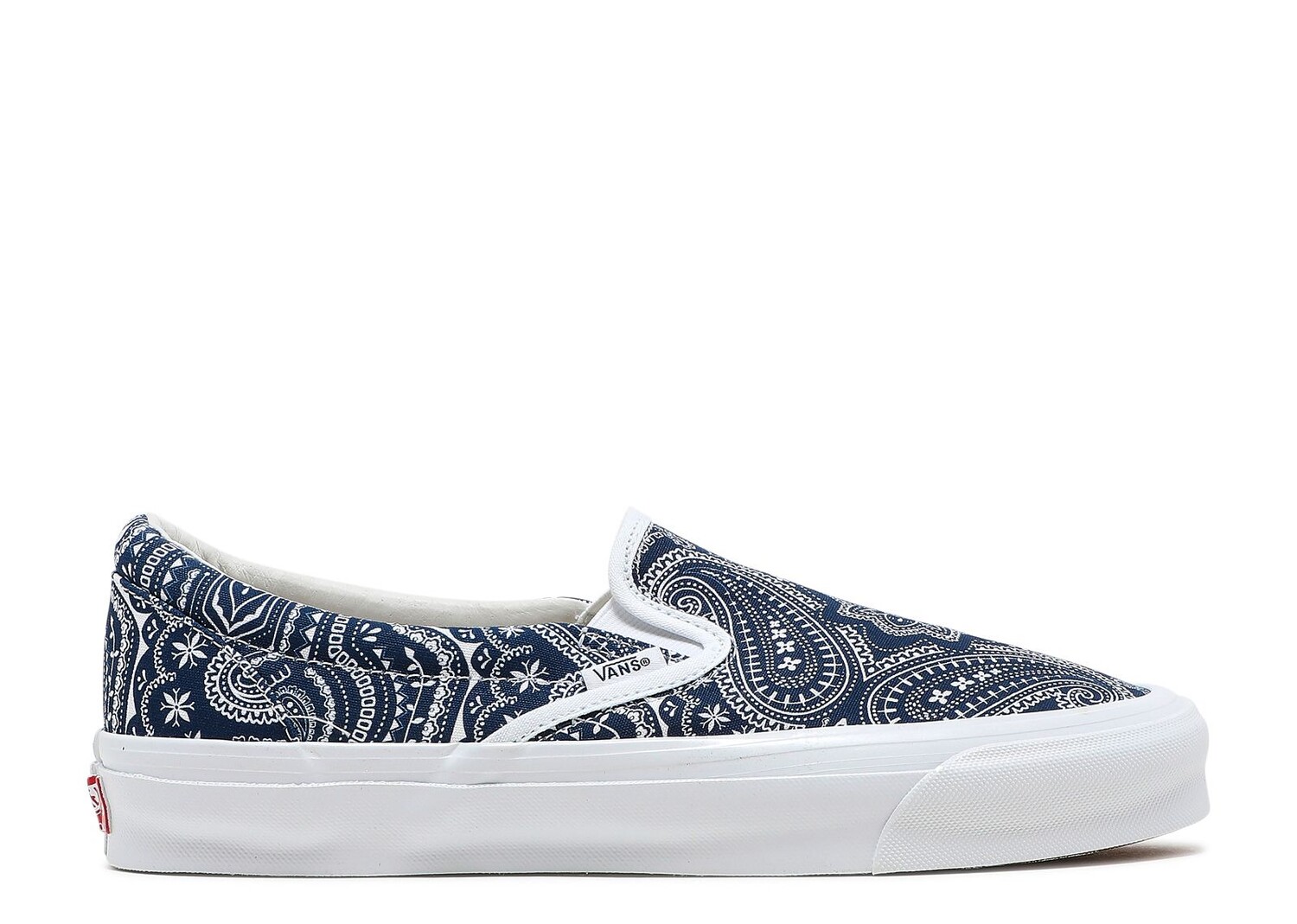 Кроссовки Vans Kith X Vault Og Classic Slip-On Lx 'Paisley', синий кроссовки vans kith x vault og classic slip on lx bandana scarab зеленый