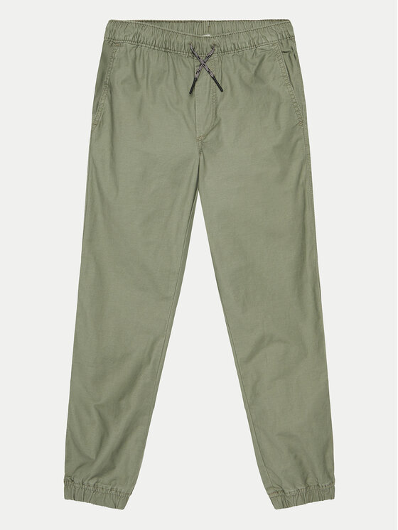 Тканевые брюки стандартного кроя Gap, зеленый тканевые брюки стандартного кроя gap зеленый