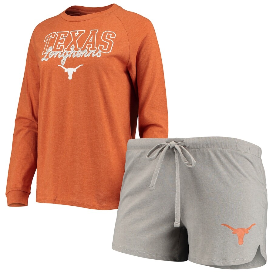 

Пижамный комплект Concepts Sport Texas Longhorns, оранжевый