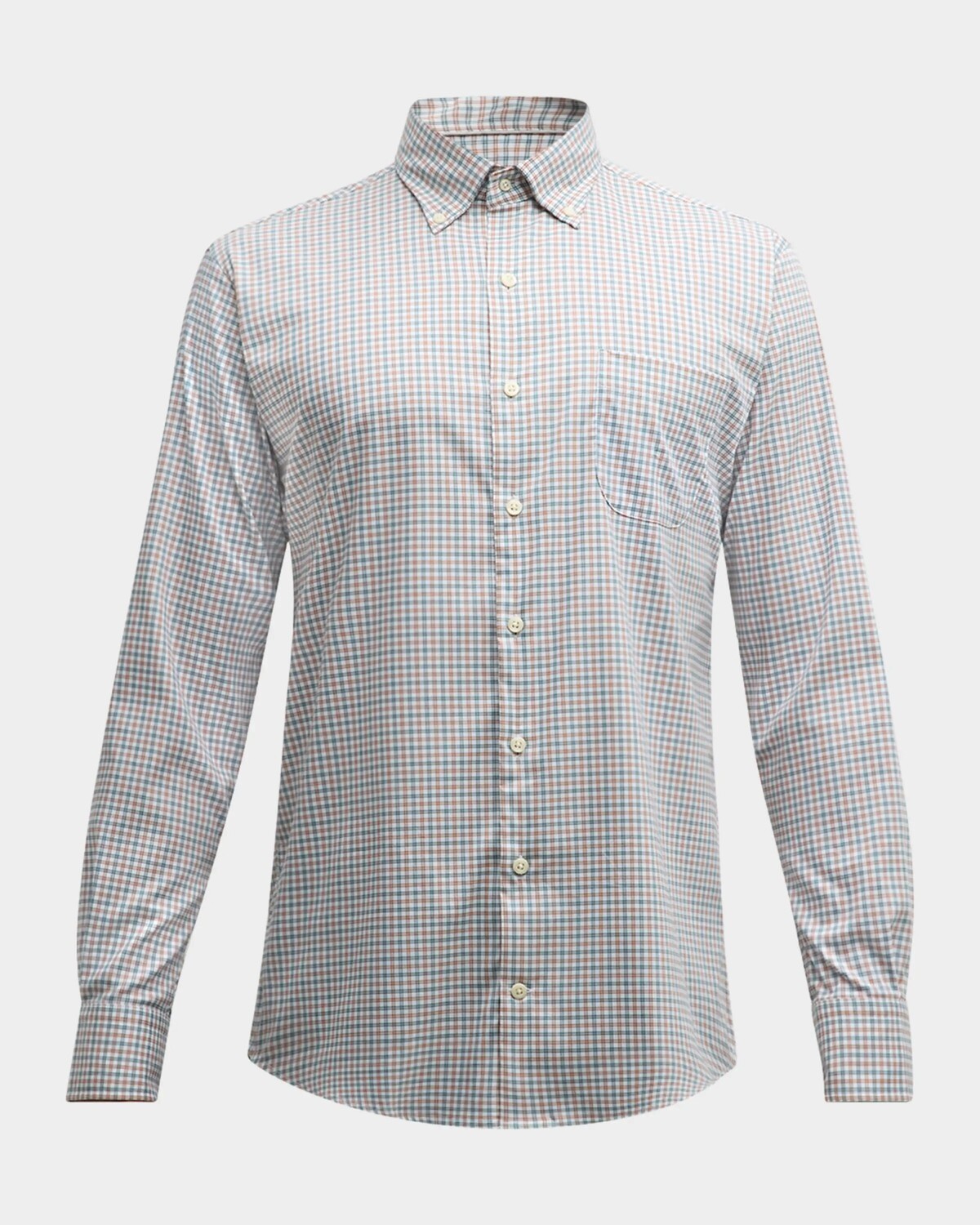 

Мужская спортивная рубашка из хлопка-стрейч Hamilton Crown Lite Peter Millar, цвет Sherwood