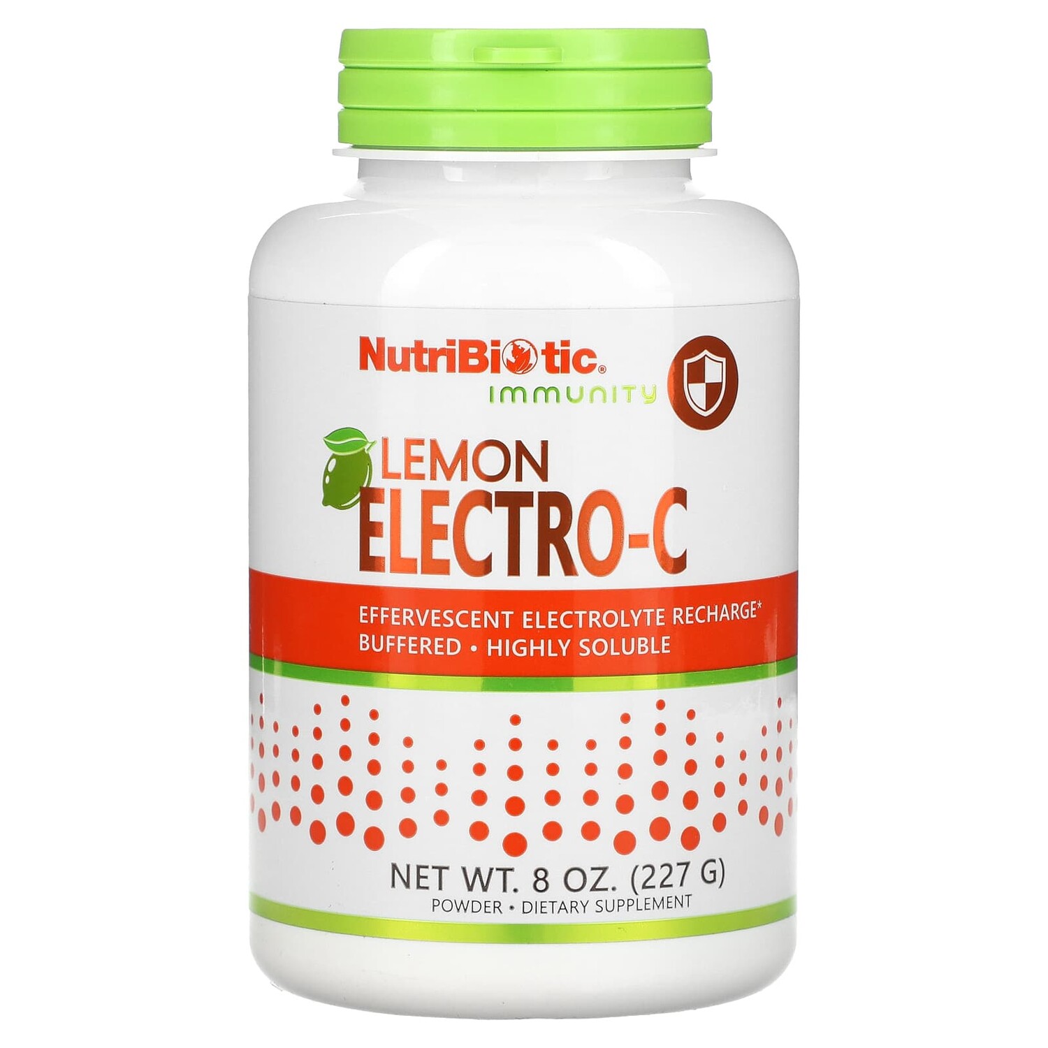 

Immunity, Lemon Electro-C, 227 г (8 унций), NutriBiotic