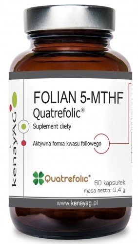 Kenay Folian 5-месячный кватрефолик, 60 капсул