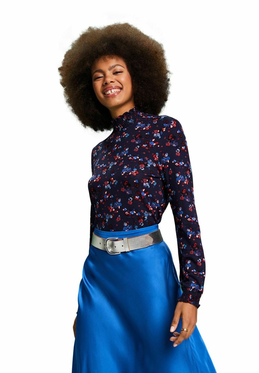 

Рубашка с длинным рукавом Esprit, цвет dark blue