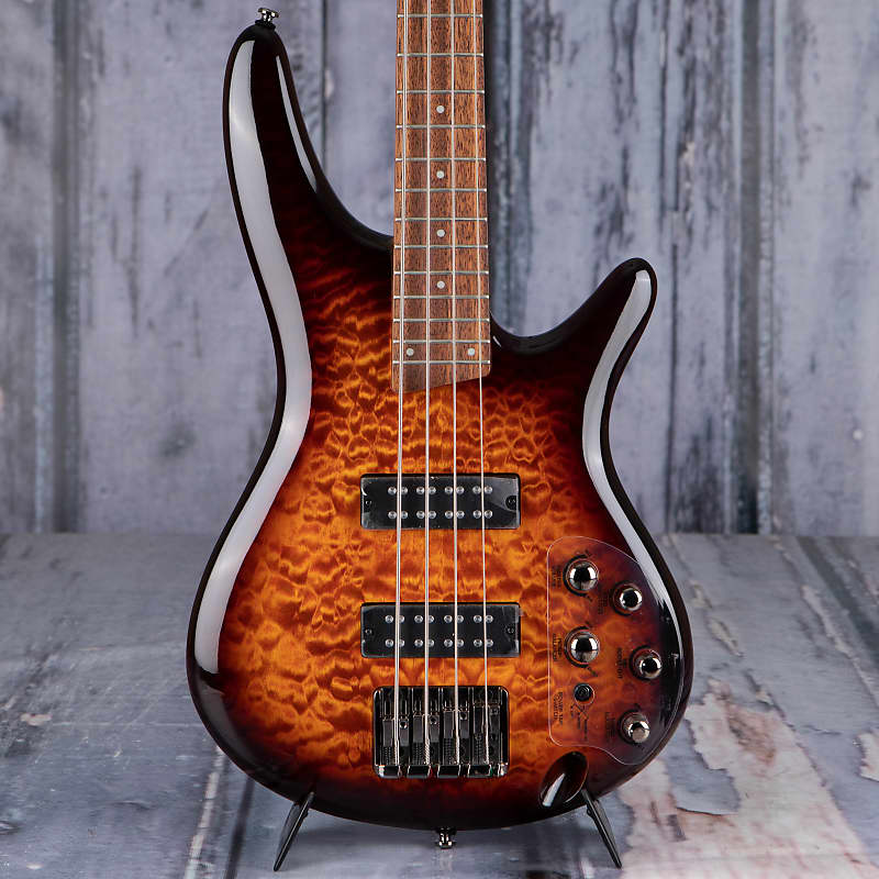 цена Басс гитара Ibanez Standard SR400EQM Bass, Dragon Eye Burst
