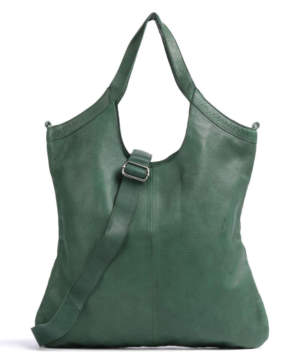 

Kohlmarkt 105 шопер из зернистой яловой кожи Taschendieb Wien, зеленый