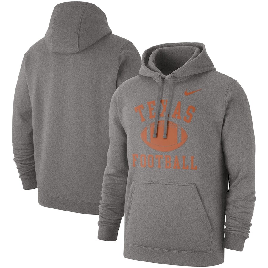 

Пуловер с капюшоном Nike Texas Longhorns, серый