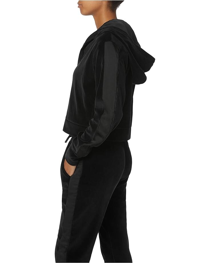 

Худи Joe's Jeans Nikki Velour Tuxedo Hoodie, цвет Jet Black